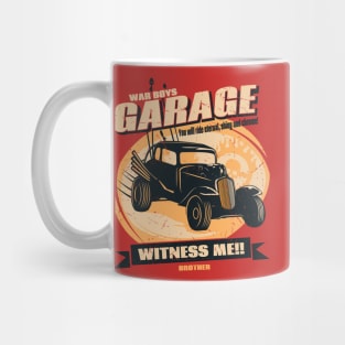 Warboys garage Mug